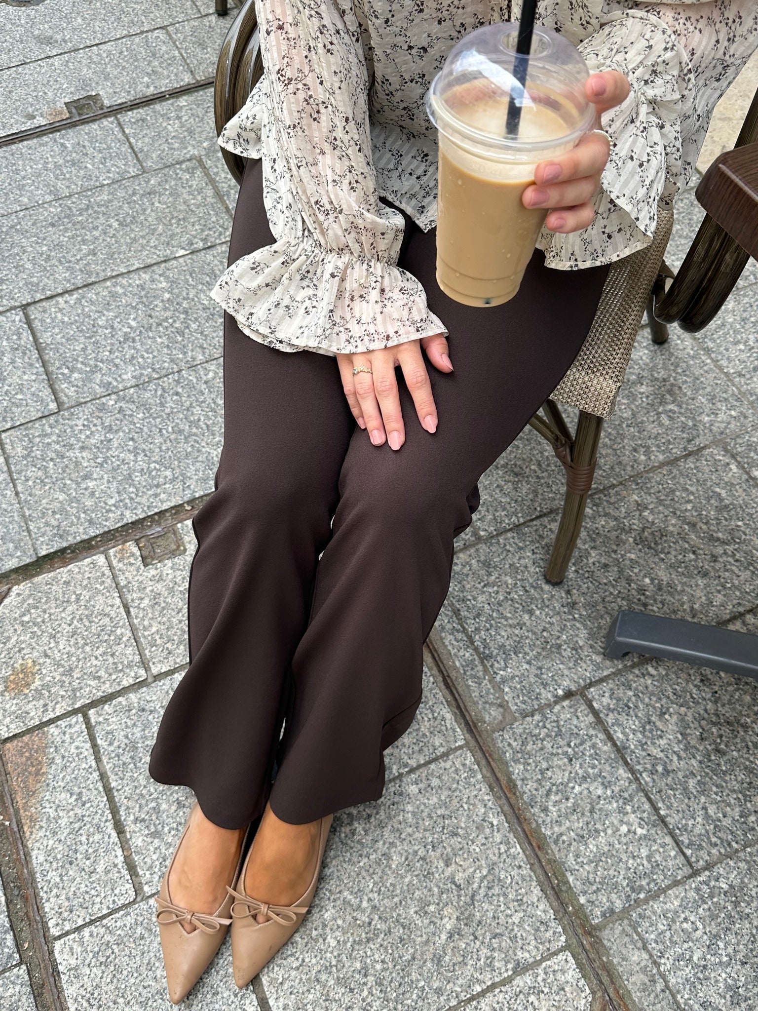 VMZAMIRA Trousers - Chocolate Torte